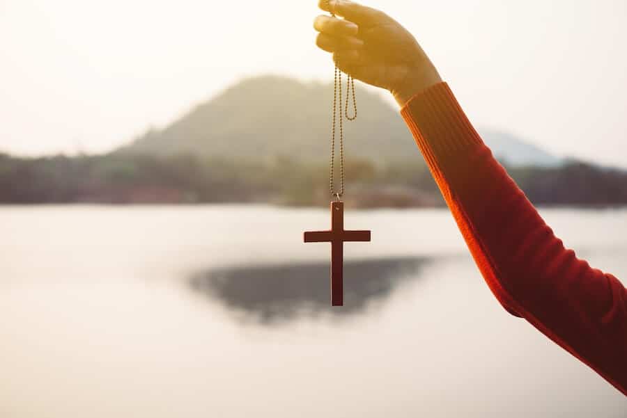 Prayer Before Jesus Christ Crucified